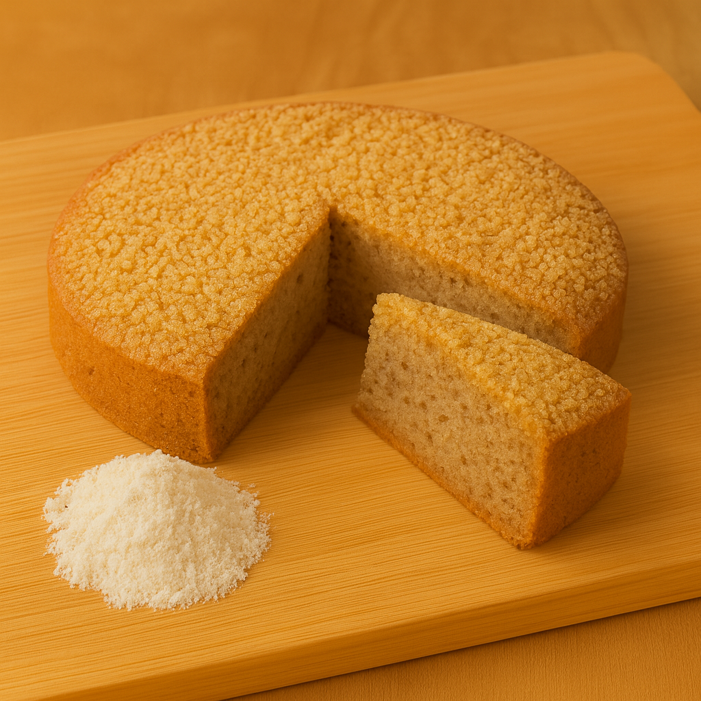 Torta alla nocciola con granella